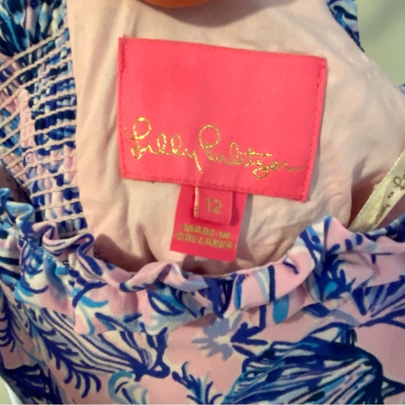 Lilly Pulitzer Zenon Ruffle Romper Magnolia Lilac NWOT - Picture 4 of 5